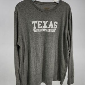 Texas Long Sleeve Shirt in Charcoal Gray